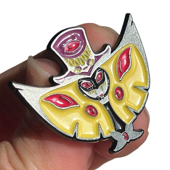 Hazbin Hotel Sir Pentious Snake Enamel Pin - Picture 4 of 7